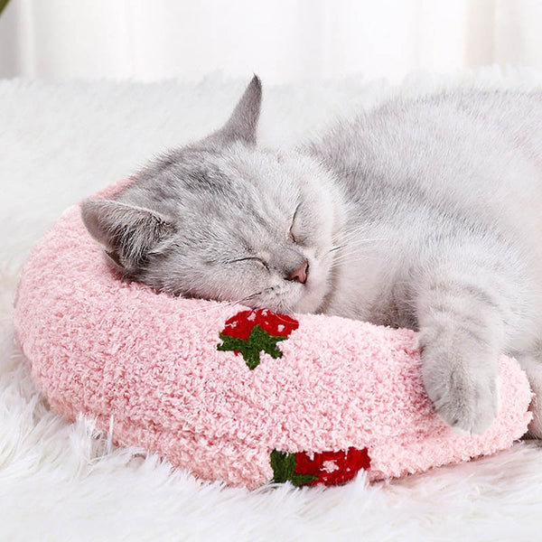 "Purrfect Serenity Cat Pillow"